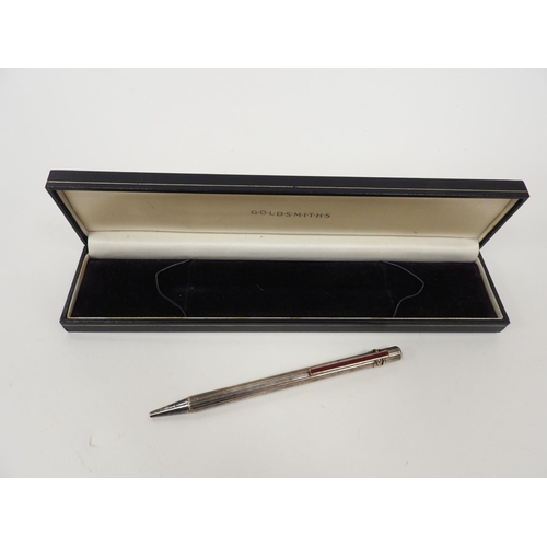 302 - Must de Cartier silver propelling ballpoint pen