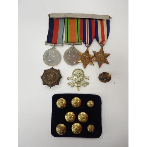 308 - Second World War medal group including 39/45 Star and France and Germany Star; also National Fire Br... 