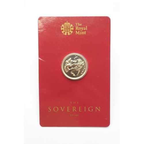 262 - 2015 United Kingdom half sovereign (Royal Mint Bullion), original packaging, weight 3.99g