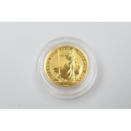 274 - 2017 Britannia quarter ounce fine gold £25 coin (UNC), weight 7.8g