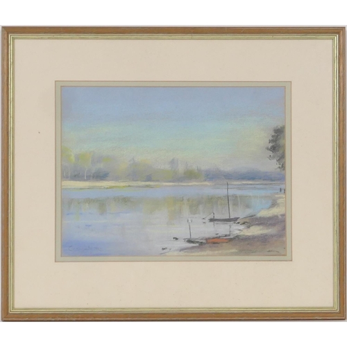 563 - Five works by Heather J Craigmile (b.1925): 'The Conwy Valley', pastel drawing, signed and dated 199... 