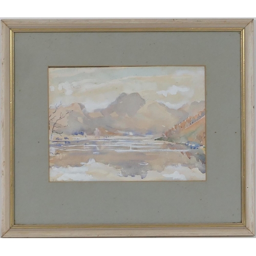 564 - Heather J Craigmile (b.1925), 'Conwy Valley', watercolour, signed and dated 1977, 16.5cm x 23cm; als... 