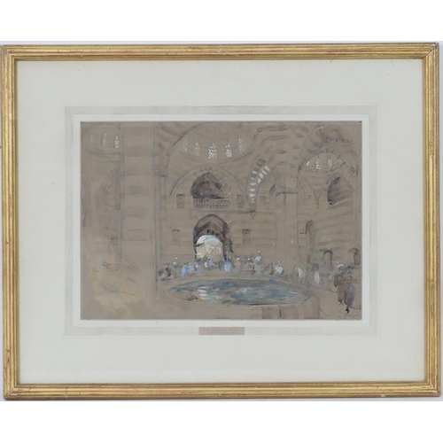 627 - Hercules Brabazon Brabazon (1821-1906), 'An Eastern bath', watercolour and bodycolour over pencil, 2... 