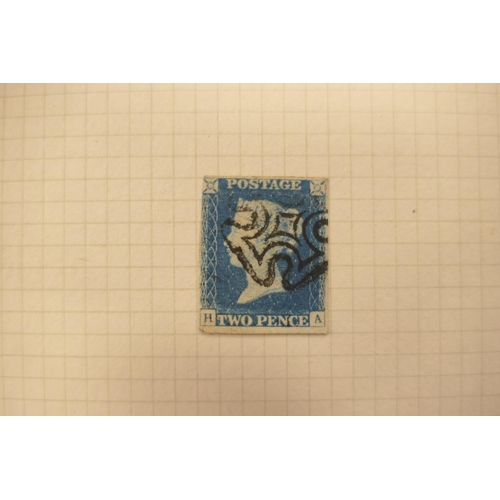 662 - Great Britain stamp collection in four albums comprising Mulready envelope, 17th July 1840; two Penn... 