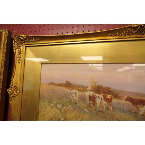 548 - Thomas James Lloyd (1849-1910), Upland pastures, watercolour, signed and dated 1904, inscribed to th... 