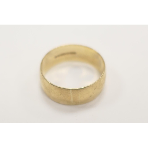 412 - Gent's 9ct gold wedding ring, ring size Z, weight approx. 6.4g