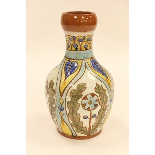 150 - Carlo Manzoni, Granville Pottery, small vase, height 17cm