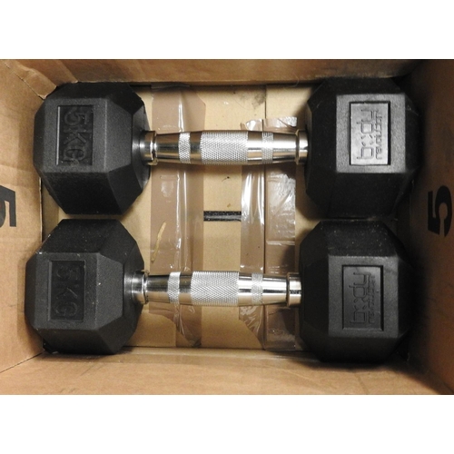 78 - Pair of Body Revolution 5kg dumbbells