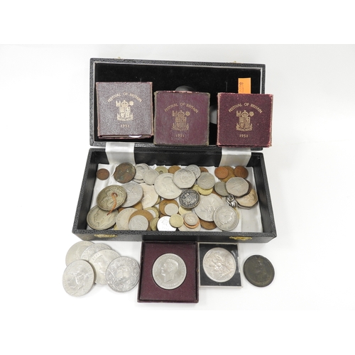 315 - Mixed coins including Festival of Britain Crowns