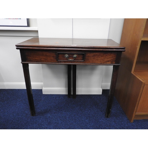 368 - George III mahogany tea table