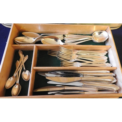 53 - Arthur Price silver plated cutlery in a cutlery tray