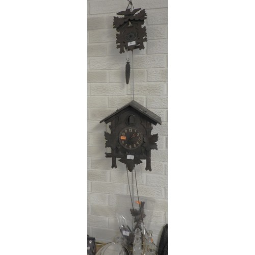 2 - Two cuckoo clocks (probably incomplete)