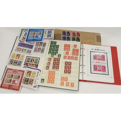 297A - Stanley Gibbons coronation anniversary stamp album and a further British album, predominantly King G... 