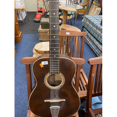 459 - Italian classical guitar, dated 1957; also a further classical guitar (2)