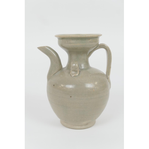 26 - Chinese celadon ewer, northern Song Dynasty (960-1127, height 13.5cm
Provenance: Glade Antiques (Ori... 
