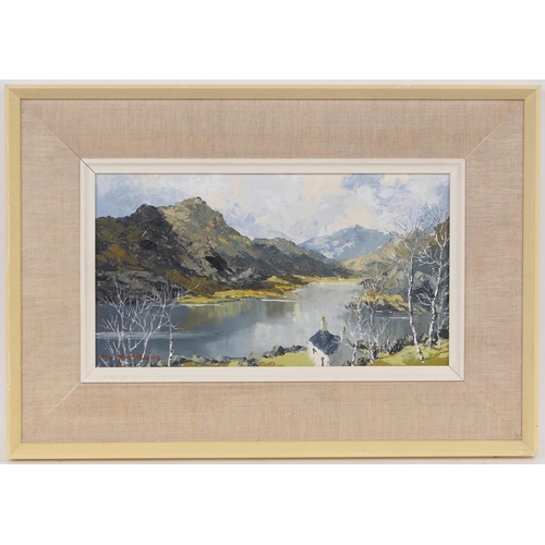 287 - Charles Wyatt Warren (1908-93), Pair, Llyn Peris, Snowdon, and Moel Siabod from the river, signed oi... 