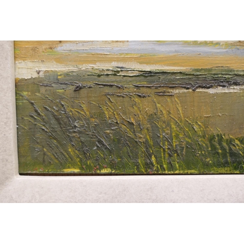 354 - Gwilym Pritchard (1931-2015), Conway Valley landscape, oil on board, signed, 16cm x 22.5cm