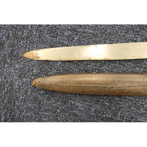 542 - Indian Talwar sword, 19th Century, single edged 78cm blade, fullered on both sides with traditional ... 