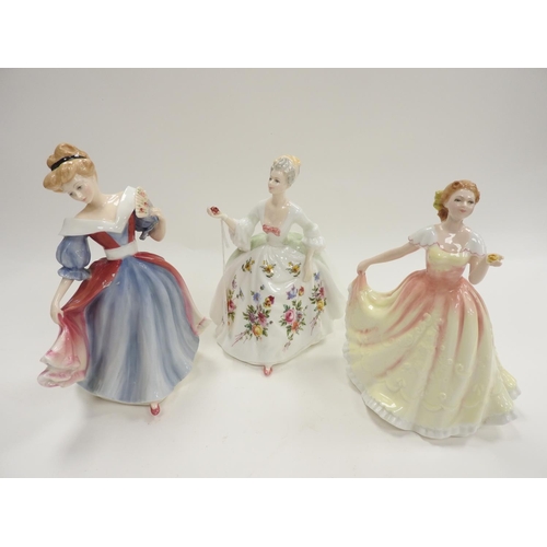 169 - Three Royal Doulton figurines, all with boxes