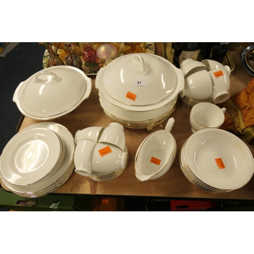 91 - Royal Grafton bone china part tea and dinner service