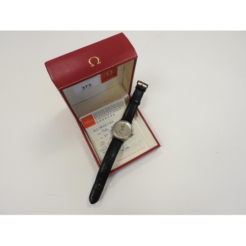 373 - Omega Seamaster 600 gent's stainless steel wristwatch, circa 1966, with box and papers.  This watch ... 