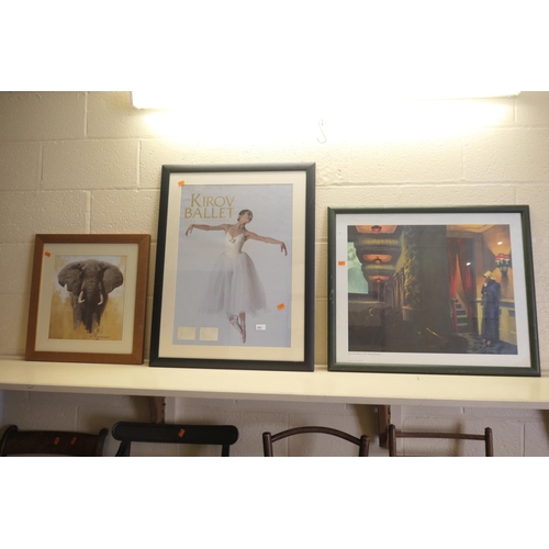 676 - Three framed prints