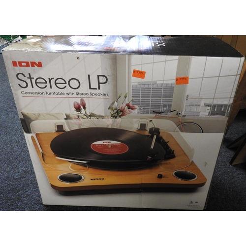 66 - Ion stereo LP conversion turntable, boxed