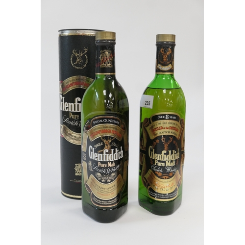 235 - Glenfiddich Special Old Reserve, Single Malt Scotch Whisky, 40% Vol. in card tube; also Glenfiddich ... 