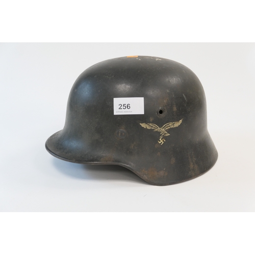 256 - Second World war German Luftwaffe helmet