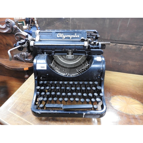 560 - Vintage Olympia typewriter