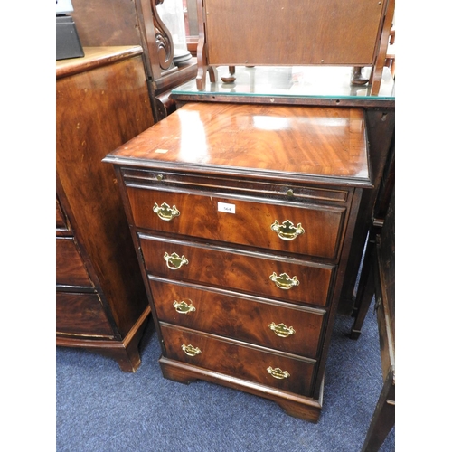 564 - Mahogany stereo cabinet masquerading as a chest of drawers