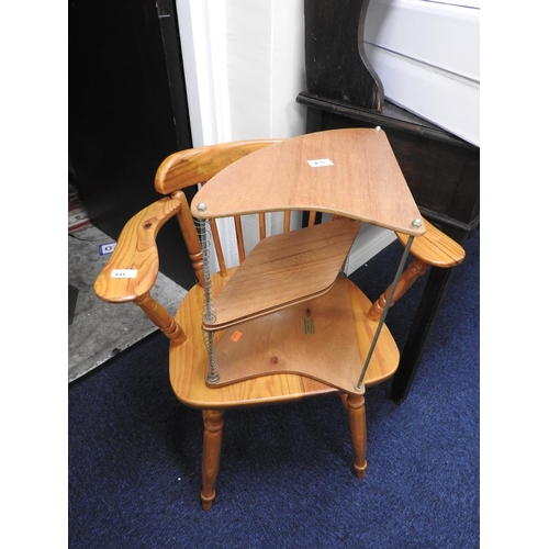 631 - Paddock 'Tidy'; also a pine armchair (2)