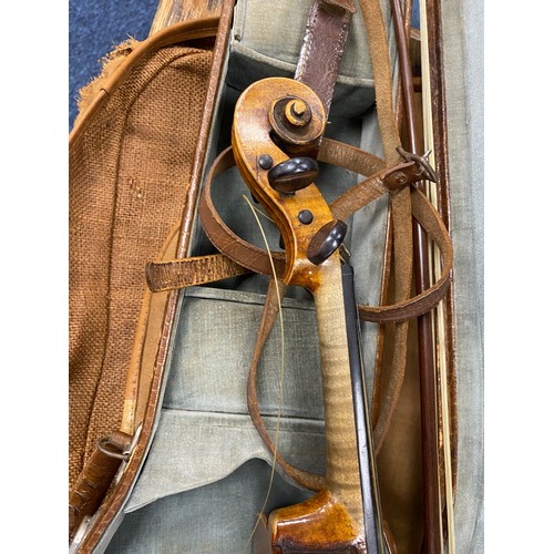 607 - German made Stradivarius copy violin with 14