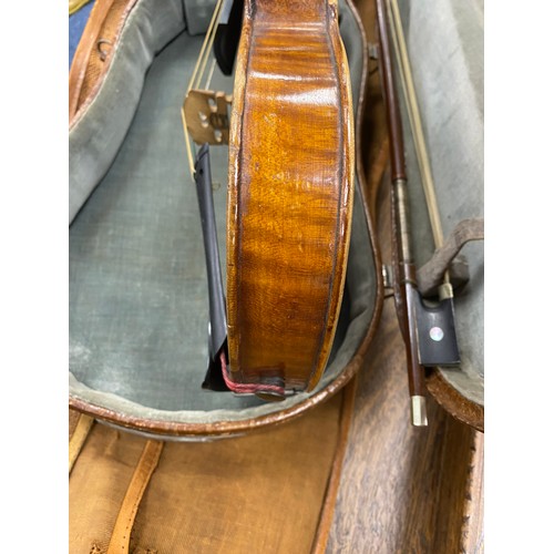 607 - German made Stradivarius copy violin with 14