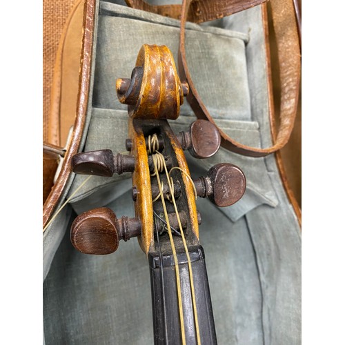 607 - German made Stradivarius copy violin with 14