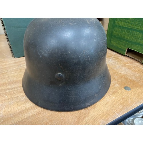 256 - Second World war German Luftwaffe helmet