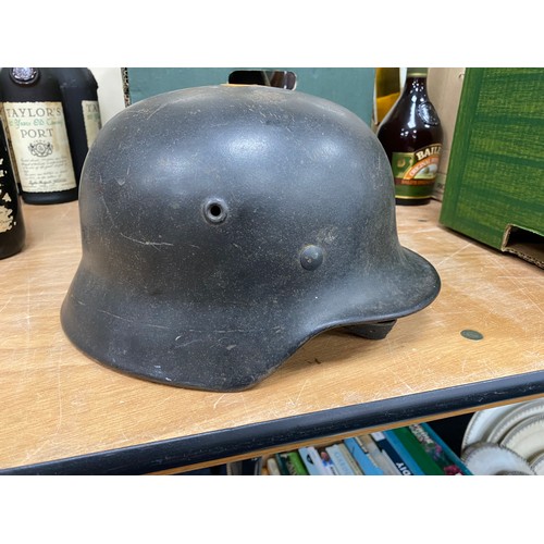 256 - Second World war German Luftwaffe helmet