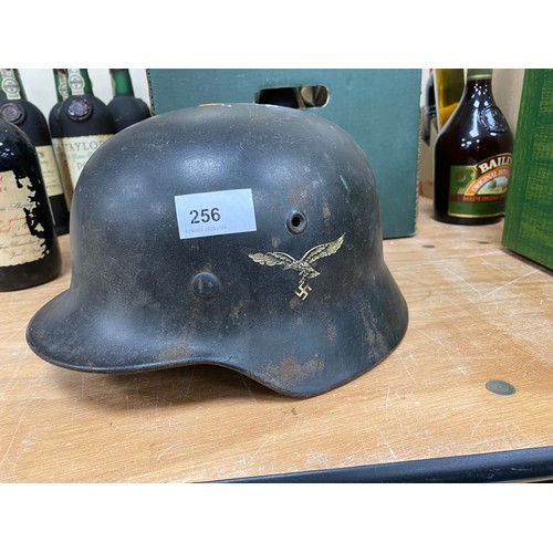 256 - Second World war German Luftwaffe helmet