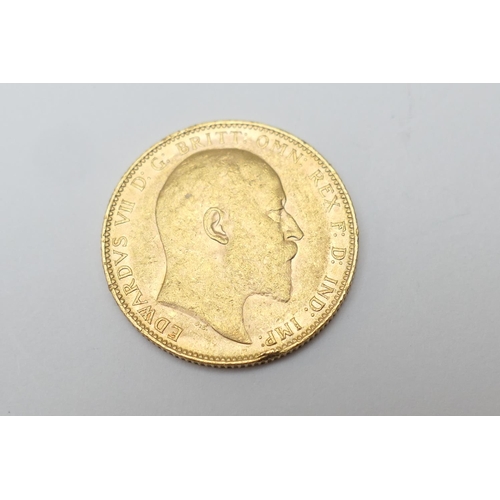 278 - Edward VII sovereign, 1905, Perth Mint (F), weight approx. 7.98g