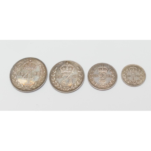 320 - Victoria Maundy Money, 1892 (EF)