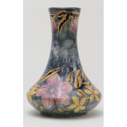 383 - Cobridge Stoneware vase, decorated with magnolia, signed with initials 'TAB' and dated 1999, height ... 