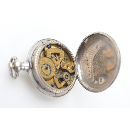 625 - Rare 'Chinese zodiac dial' silver pocket watch, by Leo Juvet, Fleurier, circa 1880, signed case, Fle... 