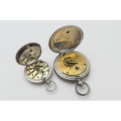 629 - Waltham Fattorini silver cased pocket watch, hallmarked Birmingham 1890, with gilt foliate decorated... 