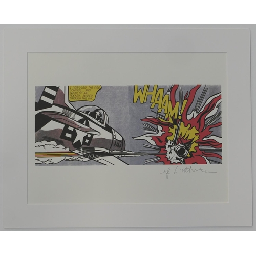 756 - Roy Lichtenstein (American b. 1923-1997), Whaam!, after the original from 1981, lithograph, plate si... 