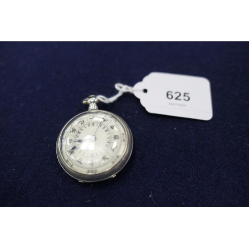 625 - Rare 'Chinese zodiac dial' silver pocket watch, by Leo Juvet, Fleurier, circa 1880, signed case, Fle... 