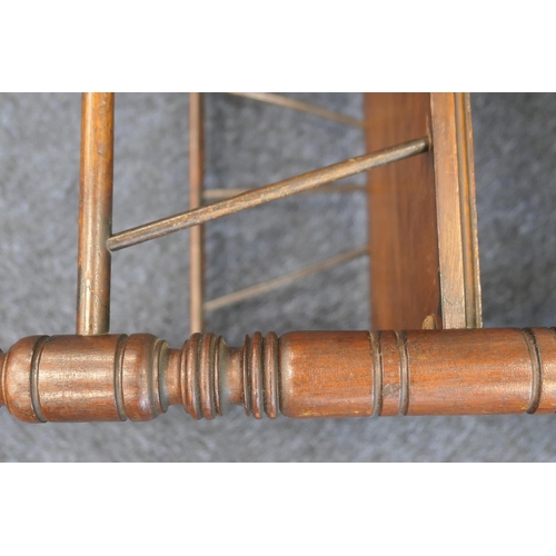 944 - Victorian walnut table in the manner of E W Godwin,  circa 1880, the top with moulded edge and under... 