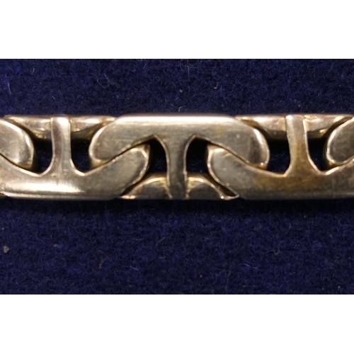 9 - 14ct gold anchor link bracelet, marked 585, length 20cm, weight approx. 41g