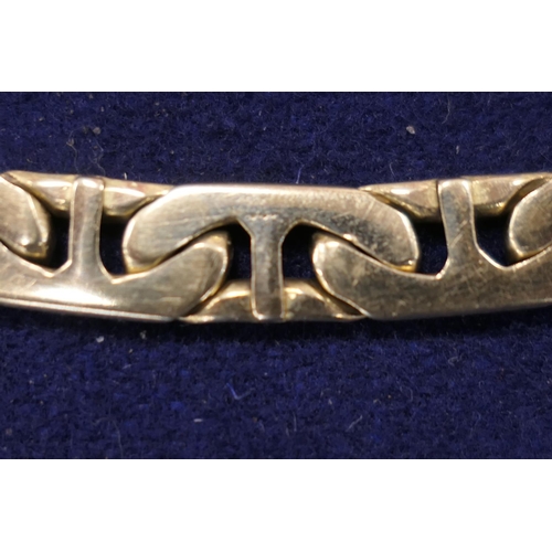 9 - 14ct gold anchor link bracelet, marked 585, length 20cm, weight approx. 41g