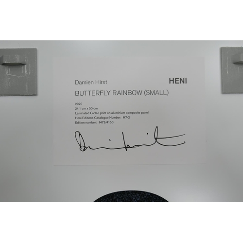 716 - Damien Hirst (British, b.1965), Butterfly Rainbow (Small), 2020, laminated giclée print on aluminium... 