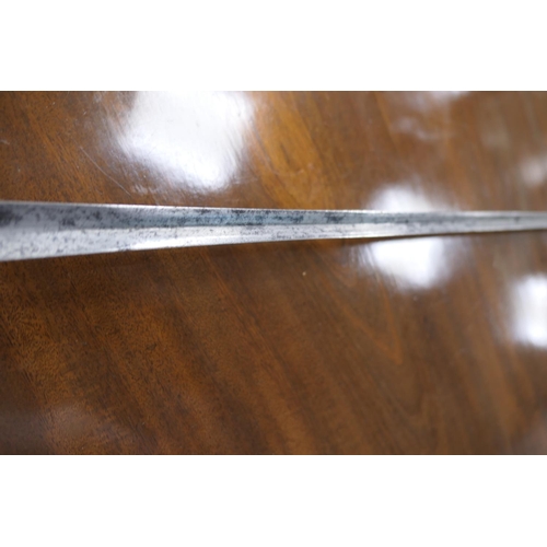 875 - George II silver hilted small sword, London 1759, maker slightly indistinct, possibly T*E/F, 33'' st... 